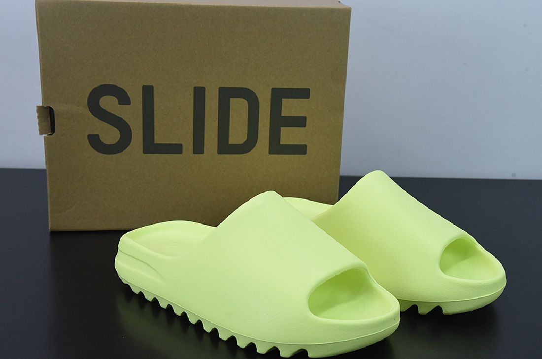 Adidas Yeezy Slides First Copy Glow Green 2022 (7)